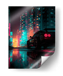 Leyenda Cyberpunk: Nissan GT-R - Sae Art | Cuadro decorativo de Canvas Lab