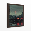 Nostalgia en la Lluvia — Ford Mustang Boss 302 Clásico - Sae Art | Cuadro decorativo de Canvas Lab