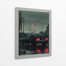 Nostalgia en la Lluvia — Ford Mustang Boss 302 Clásico - Sae Art | Cuadro decorativo de Canvas Lab