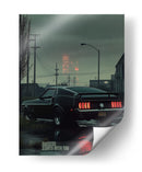 Nostalgia en la Lluvia — Ford Mustang Boss 302 Clásico - Sae Art | Cuadro decorativo de Canvas Lab