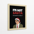 Santa Cómico - Sae Art | Cuadro decorativo de Canvas Lab