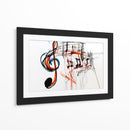 Garabatos musicales con lineas de colores - DIEGO D L | Cuadro decorativo de Canvas Lab