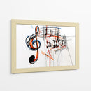 Garabatos musicales con lineas de colores - DIEGO D L | Cuadro decorativo de Canvas Lab