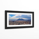 Monterrey bajo el Cerro de la Silla - Abner Fabian | Cuadro decorativo de Canvas Lab