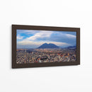 Monterrey bajo el Cerro de la Silla - Abner Fabian | Cuadro decorativo de Canvas Lab
