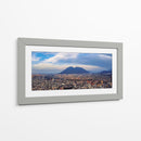 Monterrey bajo el Cerro de la Silla - Abner Fabian | Cuadro decorativo de Canvas Lab