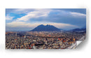 Monterrey bajo el Cerro de la Silla - Abner Fabian | Cuadro decorativo de Canvas Lab