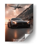 Vuelo de Precisión: Mercedes-AMG GT S - Sae Art | Cuadro decorativo de Canvas Lab