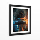 Tormenta Urbana: BMW i8 - Sae Art | Cuadro decorativo de Canvas Lab