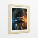 Tormenta Urbana: BMW i8 - Sae Art | Cuadro decorativo de Canvas Lab