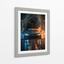 Tormenta Urbana: BMW i8 - Sae Art | Cuadro decorativo de Canvas Lab