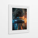 Tormenta Urbana: BMW i8 - Sae Art | Cuadro decorativo de Canvas Lab