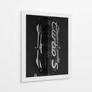 Pura Velocidad: Porsche 911 Turbo S - Sae Art | Cuadro decorativo de Canvas Lab