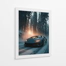 Toro Congelado: Lamborghini Huracan - Sae Art | Cuadro decorativo de Canvas Lab
