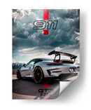 Conquistador de Nubes: Porsche 911 GT3 RS - Sae Art | Cuadro decorativo de Canvas Lab