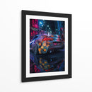 Sonrisa Neón – Toyota GR Supra - Sae Art | Cuadro decorativo de Canvas Lab