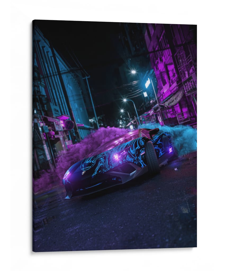 Ciber Hidro – Lamborghini Aventador SV - Sae Art | Cuadro decorativo de Canvas Lab