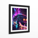 Neon Relic – DeLorean DMC-12 - Sae Art | Cuadro decorativo de Canvas Lab