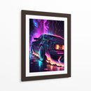 Neon Relic – DeLorean DMC-12 - Sae Art | Cuadro decorativo de Canvas Lab