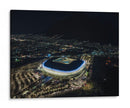 Estadio Monterrey de noche - Abner Fabian | Cuadro decorativo de Canvas Lab