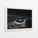 Estadio Monterrey de noche - Abner Fabian | Cuadro decorativo de Canvas Lab