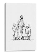 Pediatra con niños - DIEGO D L | Cuadro decorativo de Canvas Lab