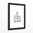 Pediatra con niños - DIEGO D L | Cuadro decorativo de Canvas Lab
