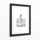 Pediatra con niños - DIEGO D L | Cuadro decorativo de Canvas Lab