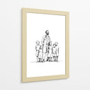 Pediatra con niños - DIEGO D L | Cuadro decorativo de Canvas Lab