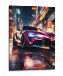 Neon Streets Toyota - Sae Art | Cuadro decorativo de Canvas Lab
