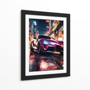 Neon Streets Toyota - Sae Art | Cuadro decorativo de Canvas Lab