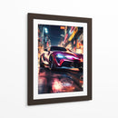 Neon Streets Toyota - Sae Art | Cuadro decorativo de Canvas Lab