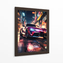 Neon Streets Toyota - Sae Art | Cuadro decorativo de Canvas Lab