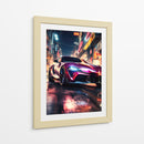 Neon Streets Toyota - Sae Art | Cuadro decorativo de Canvas Lab
