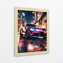 Neon Streets Toyota - Sae Art | Cuadro decorativo de Canvas Lab