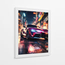 Neon Streets Toyota - Sae Art | Cuadro decorativo de Canvas Lab