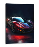 Fantasma Ferrari Carmesí - Sae Art | Cuadro decorativo de Canvas Lab