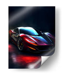 Fantasma Ferrari Carmesí - Sae Art | Cuadro decorativo de Canvas Lab