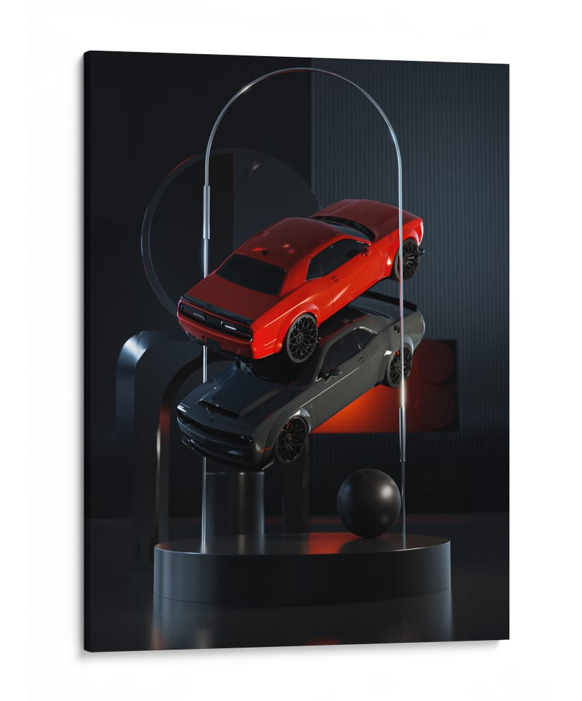 Dúo Dodge Infinito - Sae Art | Cuadro decorativo de Canvas Lab