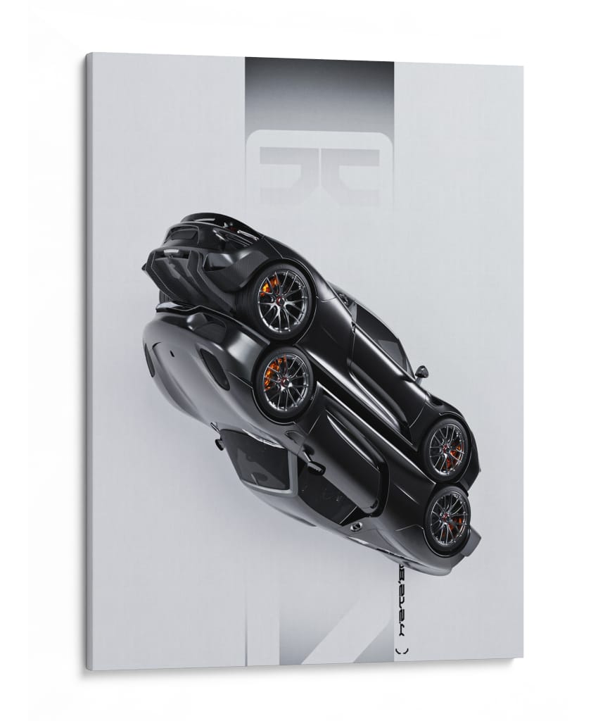 Espejo McLaren de Carbono - Sae Art | Cuadro decorativo de Canvas Lab