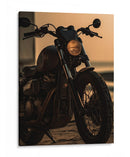 Royal Enfield al Atardecer - Sae Art | Cuadro decorativo de Canvas Lab