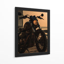 Royal Enfield al Atardecer - Sae Art | Cuadro decorativo de Canvas Lab