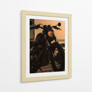Royal Enfield al Atardecer - Sae Art | Cuadro decorativo de Canvas Lab