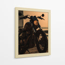 Royal Enfield al Atardecer - Sae Art | Cuadro decorativo de Canvas Lab