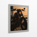 Royal Enfield al Atardecer - Sae Art | Cuadro decorativo de Canvas Lab