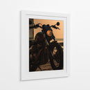 Royal Enfield al Atardecer - Sae Art | Cuadro decorativo de Canvas Lab