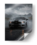 Ford Mustang GT en la Niebla - Sae Art | Cuadro decorativo de Canvas Lab