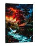 Atardecer Carmesí - Puffy Design | Cuadro decorativo de Canvas Lab