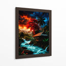 Atardecer Carmesí - Puffy Design | Cuadro decorativo de Canvas Lab