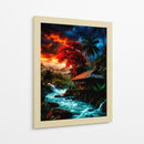 Atardecer Carmesí - Puffy Design | Cuadro decorativo de Canvas Lab